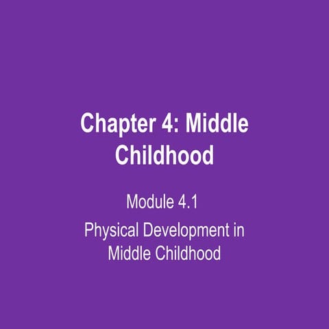 Lifespan psychology lecture   4.1