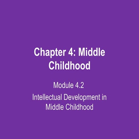 Lifespan psychology lecture   4.2