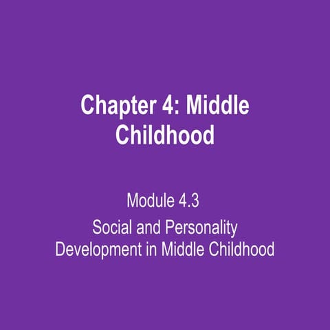 Lifespan psychology lecture   4.3