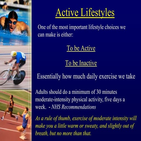 Life style choices presentation 2014