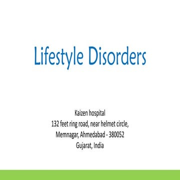 Lifestyle Disorders