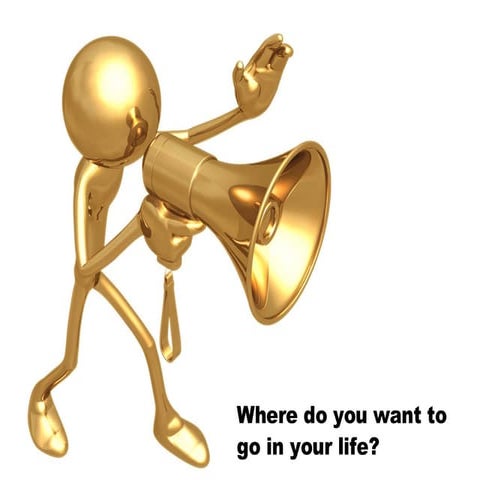 Where do you want to go in your life?