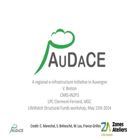 Life watch structural funds workshop 2014 05 12 - V. Breton