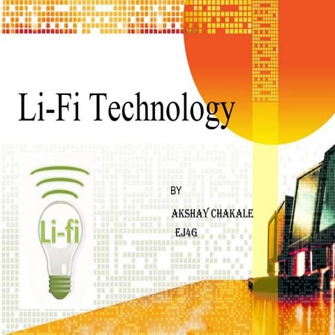 Li fi presentation | PPTX