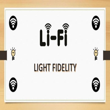 Lifi Light Fidelity