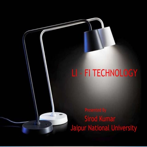Li fi technology paper presentation, Li- Fi, VLC, Visible light communication...