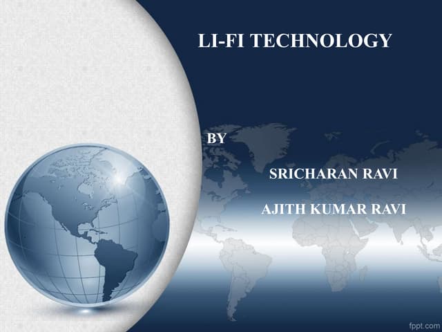 Li-Fi (Light - Fedility) Technology New Version 2017