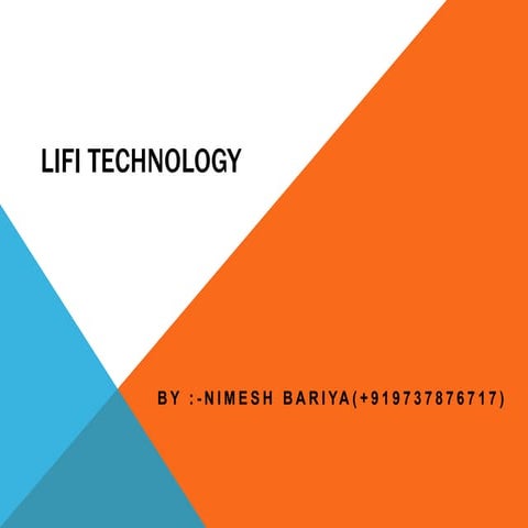 Lifi technology(nimesh bariya)