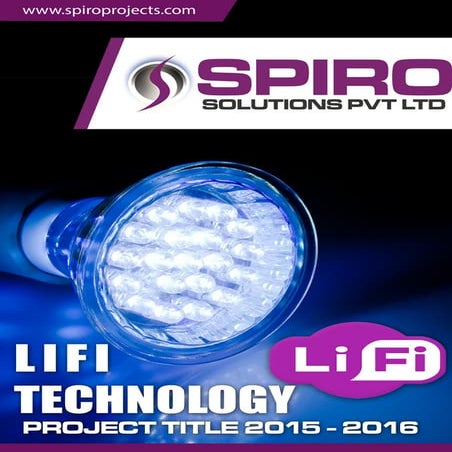 LIFI TECHNOLOGY PROJECT TITLES 2015 - 2016