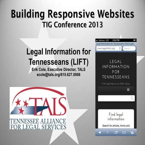Legal Information for Tennesseans (LIFT) Overview