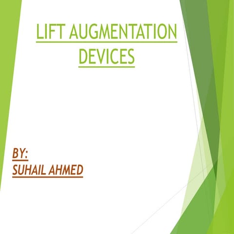 Lift Augmentation Devices Or High Lift Devices 