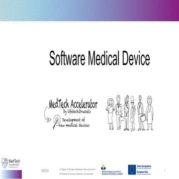 Lifetech Brussels phase I Medtech Accelerator -  Software