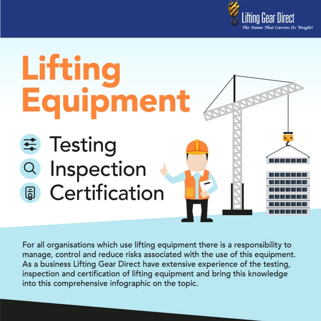 Everything you need to know about lifting equipment testing, inspection