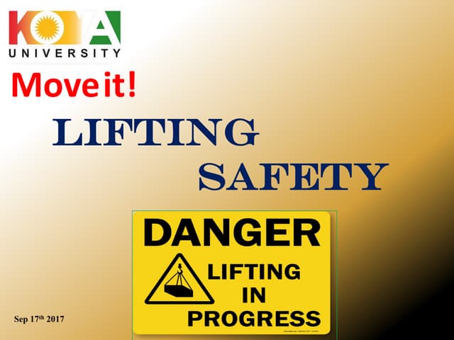 Lifting Safety  