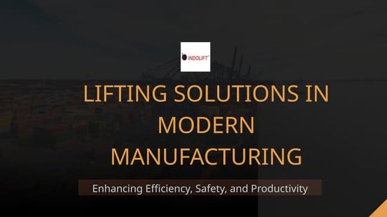 Indolift2023 presentations