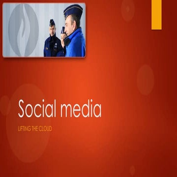 Lifting the cloud - Politieschool West-Vlaanderen