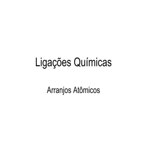 Ligações químicas