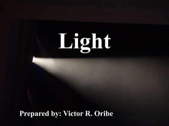 emergence of light- How light acts as a wave and a particle | PPT