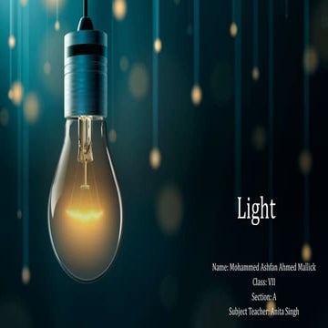 Light   class 7