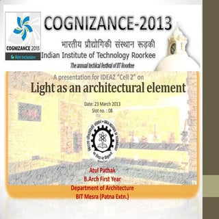 Light and architecture