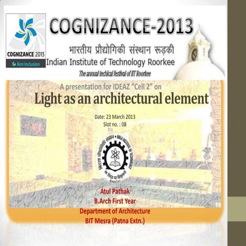 Light and architecture