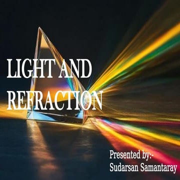 Understanding Light and Refraction: Principles and Real-World Examples ...