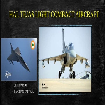Light combact aircraft tejas