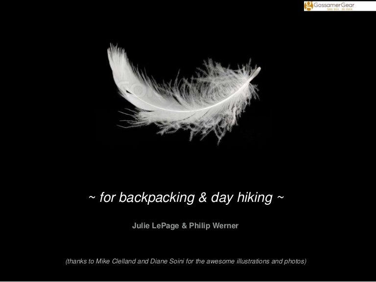 mike clelland backpacking