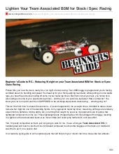 rc10 classic hop up parts