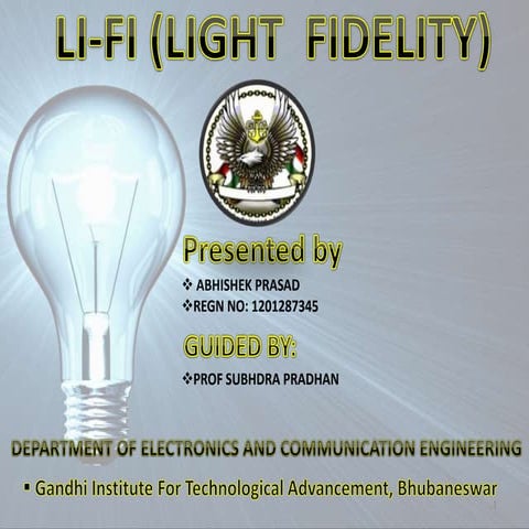 li-fi: the future of wireless communication | PDF
