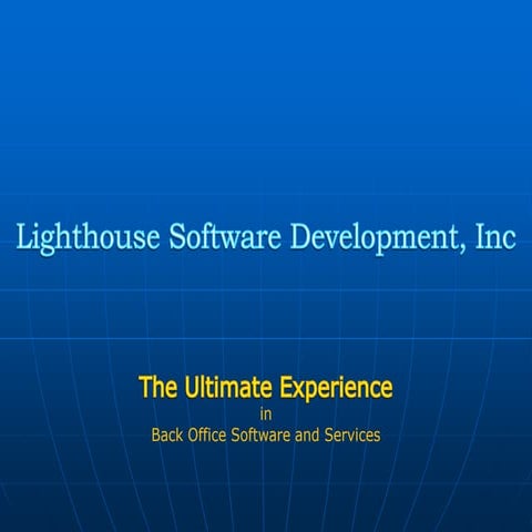 Lighthouse Presentation