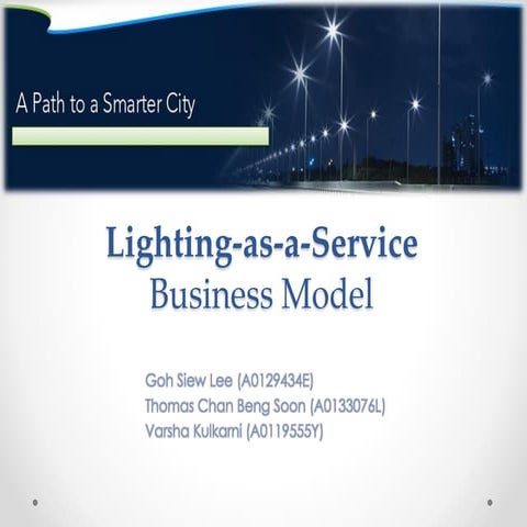 Lighting as-a-service