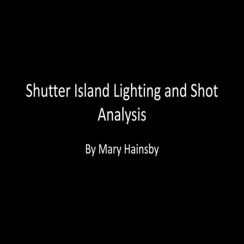 Lighting and shot analysis right one