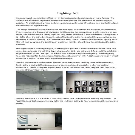 Lighting art new new new