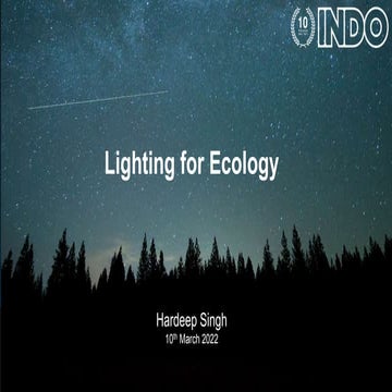 ILP Durham CPD: Lighting for Ecology