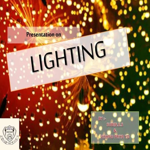 Lighting  IHM CHENNAI