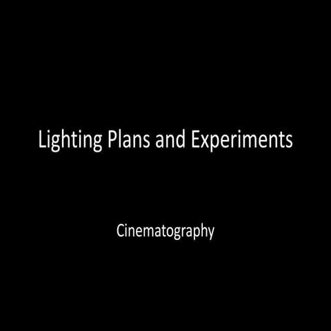 Lighting Plans