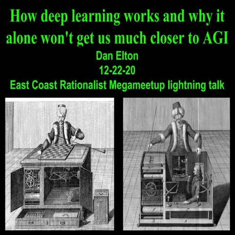 How deep learning works and why it alone won't get us much closer to AGI