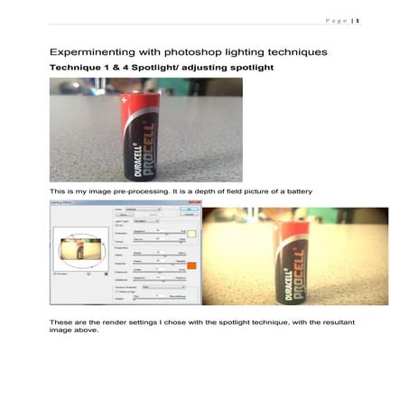 Photoshop Lighting Techniques