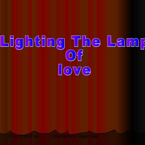 Lighting The Lamp Of Heart