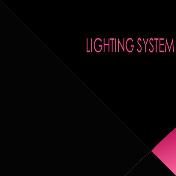 Lightining system