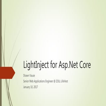 LightInject for ASP.Net Core