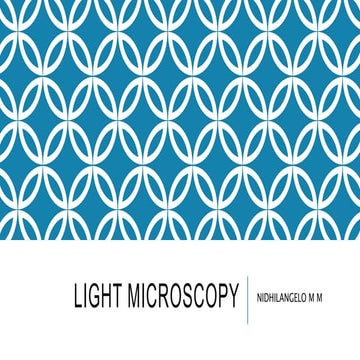 Light microscopy