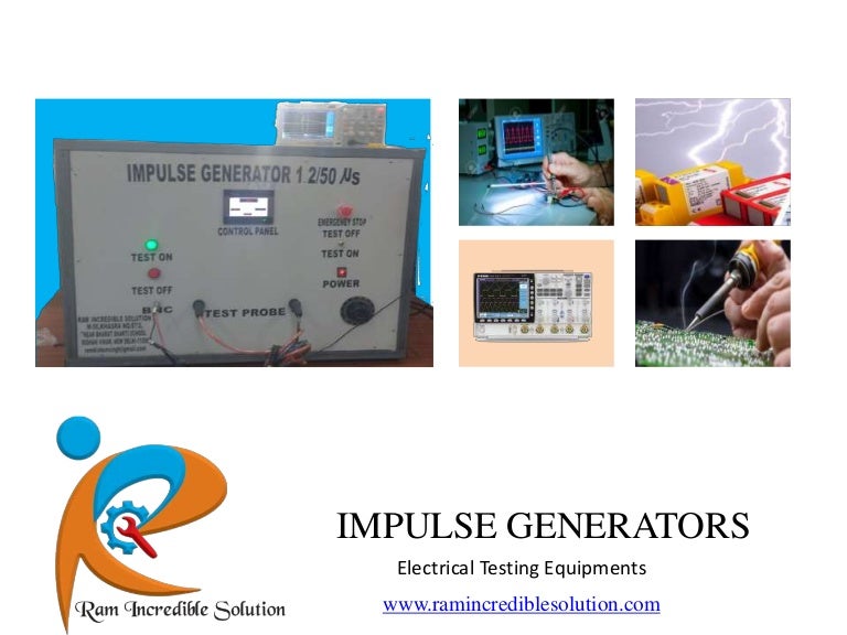 Lightning Impulse Voltage Generators Manufacturer in India Ram Incre…