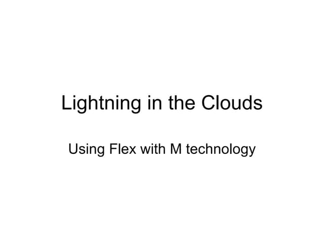 Lightning In The Clouds