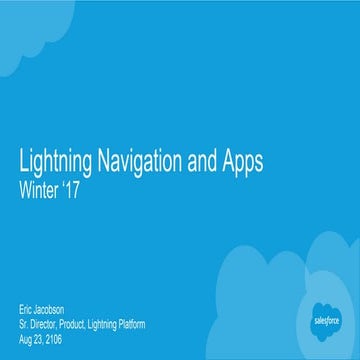 Winter '17 Lightning Navigation (August 23, 2016)