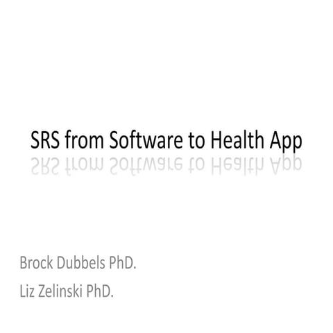 Repurposing Software to an eHealth Game