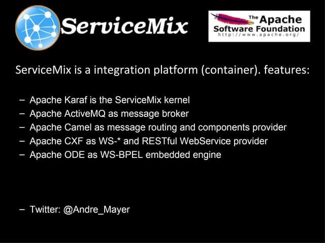 Lightning talk service mix
