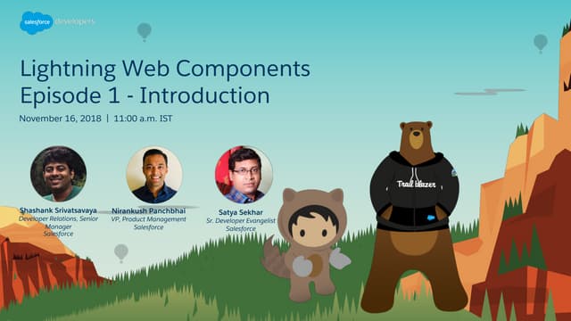 Lightning web components - Episode 1 - An Introduction