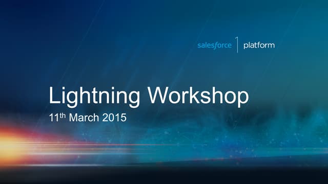Lightning Workshop London